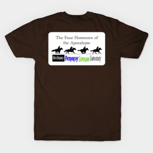 Four Horsemen of the Apocalypse - Sticker - Back T-Shirt